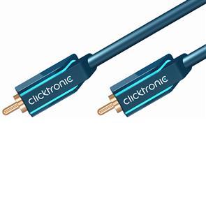 CLICKTRONIC Audio/ Video Cable 2m - RCA Coaxial Factory Sealed (70445)