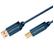 CLICKTRONIC USB2.0 A/B Cable. M/M. Blue. 1.8m