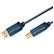 CLICKTRONIC Clicktronic USB2.0 A/B Cable. M/M. Blue. 1.0m Factory Sealed
