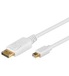 ALINE DisplayPort kabel, Mini DisplayPort han/ DisplayPort han, 2 m