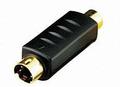GOOBAY A/V adapter S-VHS til Phono hun guld