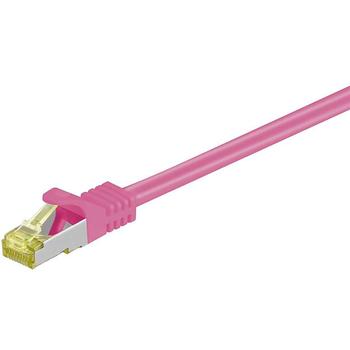 GOOBAY CAT 7 SFTP, PiMF 1.5m Patchkabel Magenta  (91596)