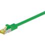 GOOBAY S/FTP CU Cable Cat7. RJ45 Plug. Green. 1.5m