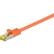 GOOBAY S/FTP CU Cable Cat7. RJ45 Plug. Orange 1.5m Factory Sealed