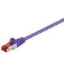 GOOBAY Patchkabel S-FTP RJ45 CAT6 PiMF Violet 1.0 m.