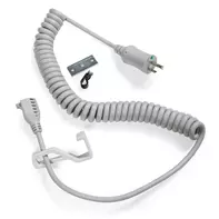 Ergotron Coiled Extension Cord Accessory Kit - strømkabelsett - 2.4 m