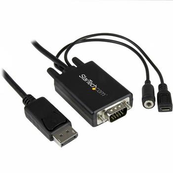STARTECH 1.8M DP TO VGA CABLE WITH (DP2VGAAMM2M)