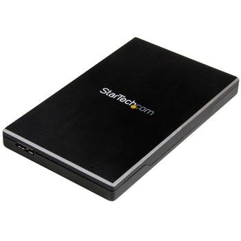 STARTECH StarTech.com USB 3.1 (10 Gbps) Gen 2 External Hard Drive Enclosure for 2.5" SATA Drives - Portable Hard Drive Enclosure (S251BMU313) - Storage enclosure - 2.5" - SATA 6Gb/s - USB 3.1 (Gen 2) - black - (S251BMU313)