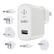 BELKIN UNI USB TRAVEL CHARGER 2400MA WITH 6 INTERCHANGEABLE PLUG ACCS