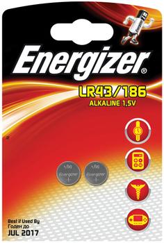 ENERGIZER ALKALINE LR43/186 2PK (639319)