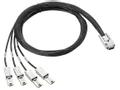 Hewlett Packard Enterprise Mini SAS High Density to Dual 2-lane Mini SAS High Density External Fanout 2 Meter Cable