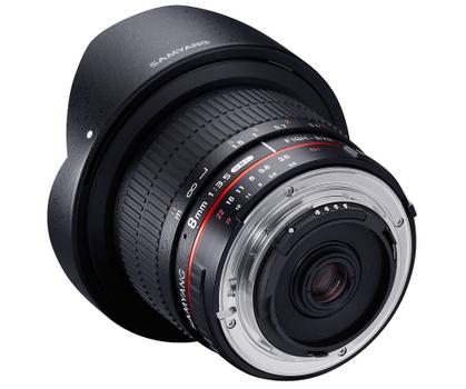 SAMYANG 8mm Fisheye f3.5 CSII for Nikon Fisheye objektiv, kun for APS-C format (F1121903101)