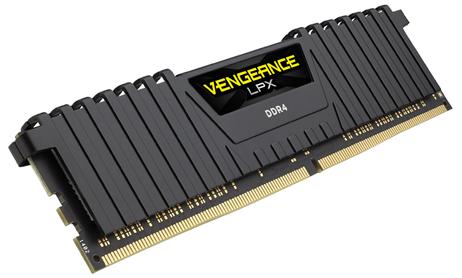 Corsair Vengeance LPX - DDR4 - 16 GB - DIMM 288-pin - 2400 MHz / PC4-19200 - CL16 - 1.2 V - ikke-bufret - ikke-ECC - svart (CMK16GX4M1A2400C16)