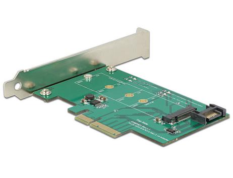 Delock Diskkontroller - mSATA - eSATA 6Gb/s, PCIe x4 (89381)