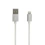 PNY LIGHTNING CHARGE AND SYNC CABLE BRAIDED 12M SILVER FOR APPLE CABL (C-UA-LN-S01-04)