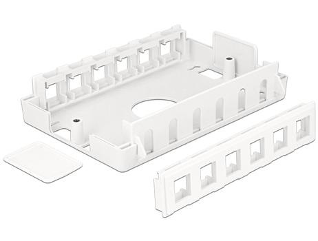 DELOCK Keystone Surface Mounted Box 12 Port (86172)