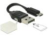 DELOCK Cable Micro USB til USB med Card Reader (91709)