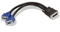 MATROX CAB-L60-2XAF LFH60 to HD15 dual-monitor adapter cable 1 foot