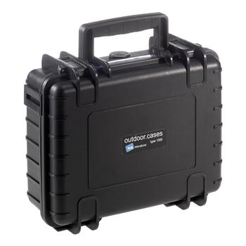 B&W Type 1000 black incl. Padded Divider (1000/B/RPD)