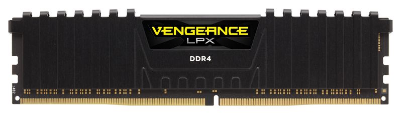 Corsair Vengeance LPX - DDR4 - 16 GB - DIMM 288-pin - 2400 MHz / PC4-19200 - CL16 - 1.2 V - ikke-bufret - ikke-ECC - svart (CMK16GX4M1A2400C16)
