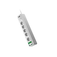 APC Essential SurgeArrest 5 outlets with 5V, 2.4A 2 port USB Charger 230V France (PM5U-FR)