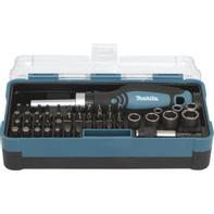 Makita bitssett m/skralle 47 deler