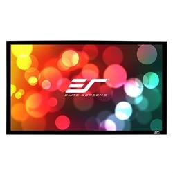ELITE SCREENS ELITE ER120DHD3 16:9 H:149.3 W:265.5 2.36in/ 6cm Fixed Frame Front Projection Screen for Entry Level Home Cinema Projector (ER120DHD3)