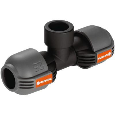 Gardena - T-stykke 25 mm x 3/4" med hunn-gjenger