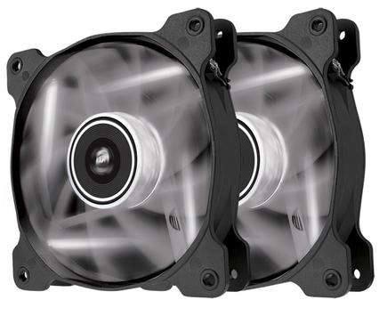 Corsair Air Series LED SP120 High Static Pressure - Kabinettvifte - 120 mm - hvit (en pakke 2) (CO-9050030-WW)