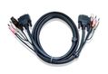 ATEN KVM kabel DVI-D (DL) + USB, 1,8 m USB, DVI, Minijack - USB, DVI, Minijack
