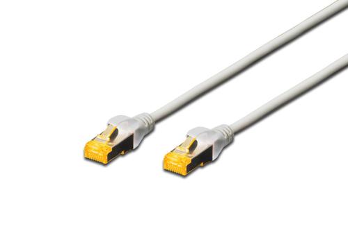 Coferro Cables Patchkabel KAT6A 0,5 m S/FTP LSZH, RJ45 m/skærm han:han, hvid (510905)