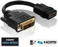 PURELINK PureInstall | Adapter | DVI-D - HDMI | Max 1920x1200 | Musta | 0,1m