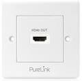 PURELINK PI100 | PureInstall HDMI Wallplate 1-Port | VÃ¤gg, utanpÃ¥liggande | Vit