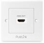 PURELINK PI100 | PureInstall HDMI Wallplate 1-Port | On-wall | White