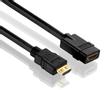 PURELINK PureInstall | Extension Cable | HDMI - HDMI | Max 4096x2160 60Hz 4:4:4 | Black | 1m