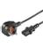 ASSMANN Electronic ASSMANN Power Cord Connection Cable UK angled M(plug)/ IEC C13 F(jack) 1,8m black