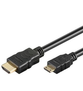 ASSMANN Electronic HDMI kabel han / mini HDMI han 3,0mtr  High speed med Ethernet 3D support,  4x1080p, sort (AK-330106-030-S)