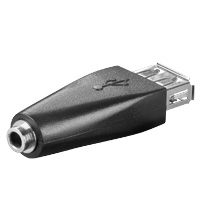 GOOBAY - iPod-opladning / dataadapter - USB - 4-PIN USB type A (hun) - 3,5 mm mini jack (hun) (93982)