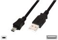 ASSMANN Electronic Digitus USB2.0 Cable Type A-MiniB. M/M. Black 1.0m