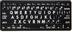 LOGICKEYBOARD Xl-Print Mac Swedish Tangentbord Bluetooth Mac W on B