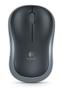 LOGITECH Bundle M185 Wireless Mouse - Dark Grey + FELLOWES MOUSE PAD BLACK
