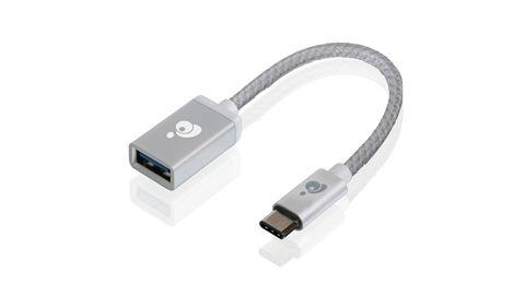 IOGEAR USB-C To USB TYPE-A, Silver (G2LU3CAF10-SIL)