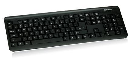 VAKOSS Computer Keyboard, USB, TK-103PK BLACK (TK-103-PK)