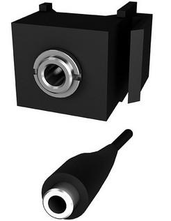 BACHMANN Keystone module - 1x Mini-jack (917.157)