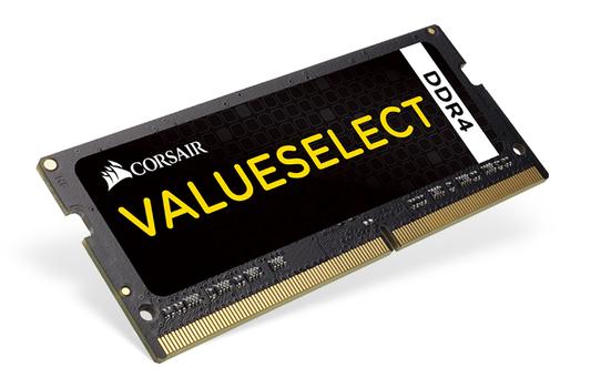 Corsair Value Select - DDR4 - 8 GB - SO DIMM 260-pin - 2133 MHz / PC4-17000 - CL15 - 1.2 V - ikke-bufret - ikke-ECC (CMSO8GX4M1A2133C15)