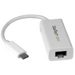 STARTECH USB-C to Gigabit Network Adapter - White	 (US1GC30W)