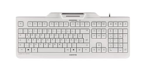 CHERRY KC 1000 SC WHITE-GREY KEYBOARD USB UK                  EN PERP (JK-A0100GB-0)