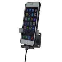 KRAM TELECOM Fix2Car Active Holder  For Apple iPhone 6 Plus with cover With 12/ 24V/ 2, 1A USB carcharger  Incl. Griffin charging & data cable (60274)