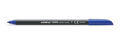 EDDING Colorpen Blå Spids form 1 mm (max) 1 ST - (Fjernlager - levering  2-4 døgn!!) (4-1200003)