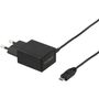 DELTACO Wall charger 230V to USB micro-B, 5V, 2.1A, 1 m black
